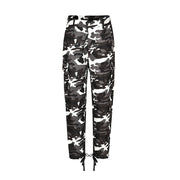 Camouflage Print Cargo Trousers Casual Trousers
