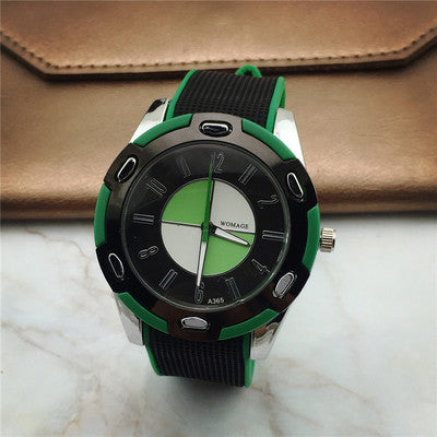 Racing plastic quartz watch