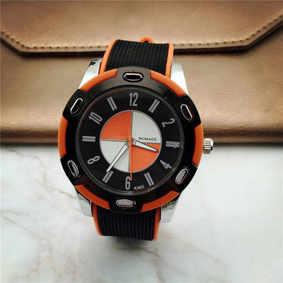 Racing plastic quartz watch