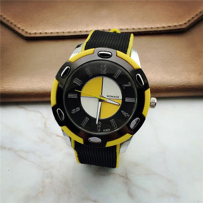 Racing plastic quartz watch