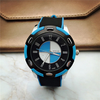 Racing plastic quartz watch