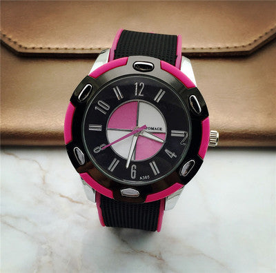 Racing plastic quartz watch